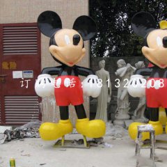玻璃鋼米奇雕塑，游樂場(chǎng)雕塑