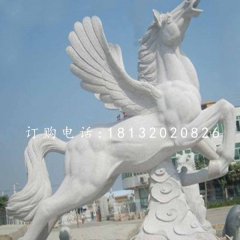 飛馬石雕，漢白玉石雕馬
