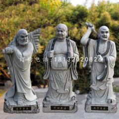 大理石十八羅漢，佛像石雕