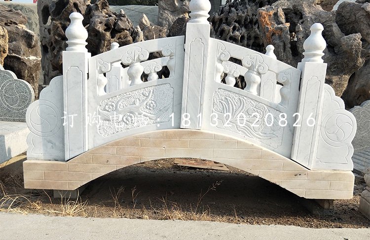 漢白玉橋，石雕小橋