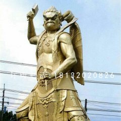 雷神銅雕，廣場神仙銅雕