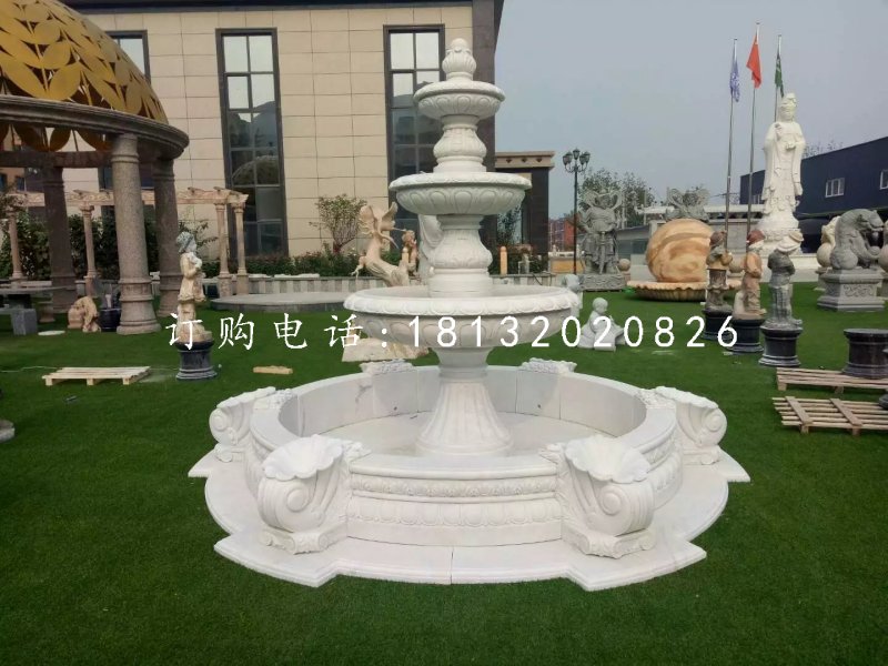 公園石噴泉，歐式噴水盆