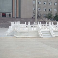 升旗臺(tái)石雕，漢白玉升旗臺(tái)