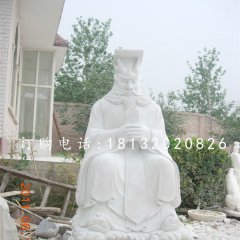 漢白玉龍王石雕，龍王廟神像石雕
