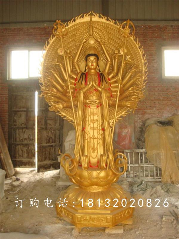 千手觀音銅雕，寺廟觀音銅雕.jpg