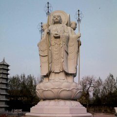 地藏菩薩石雕，廣場(chǎng)大理石佛像
