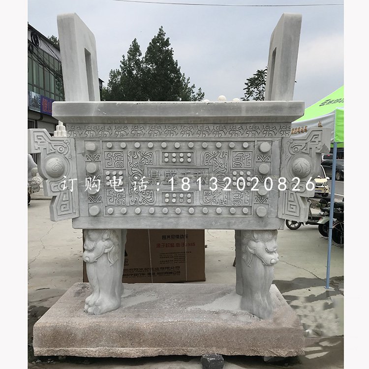 鼎盛千秋鼎，石雕鼎 (2)