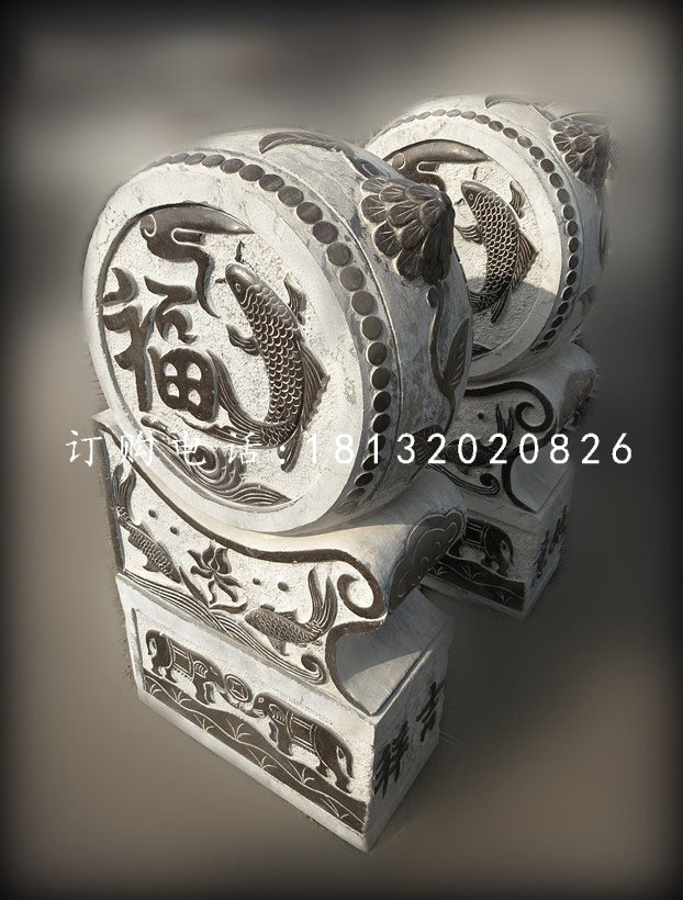 仿古石雕門(mén)墩，青石抱鼓 (5).jpg