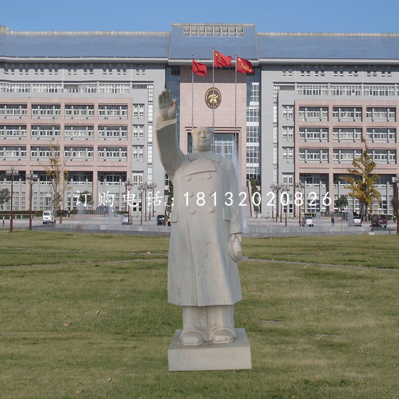 揮手毛主席石雕，立式偉人石雕 (2).jpg