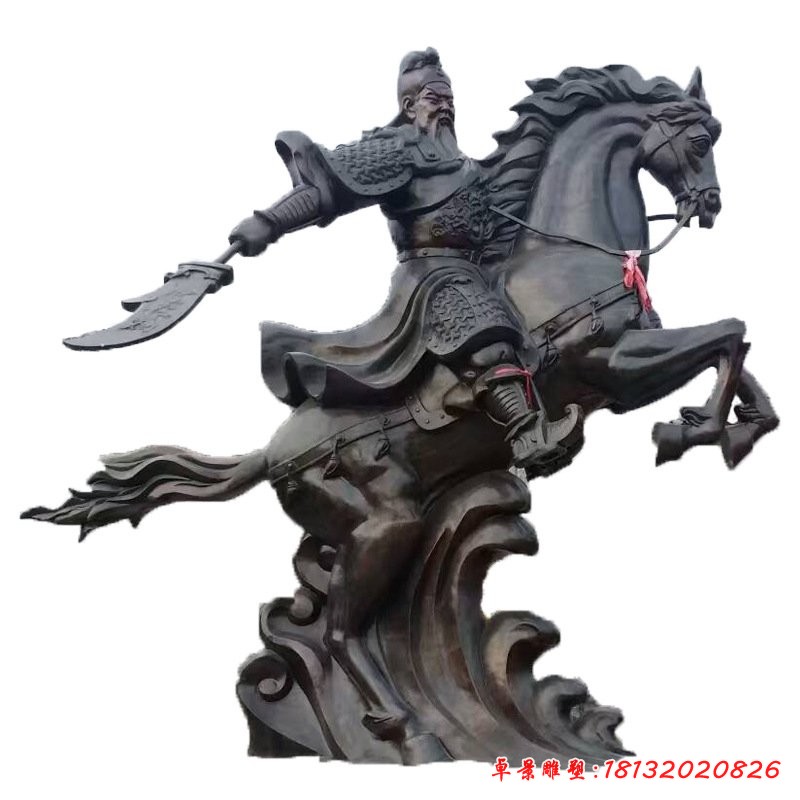 供應(yīng)大型銅雕塑 關(guān)公騎馬銅雕 廣場(chǎng)裝飾銅人物擺件 廠家直銷(xiāo)4098[1][1]