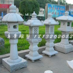 石燈雕塑，大理石石燈雕塑
