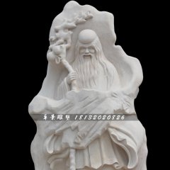 老壽星石雕，漢白玉壽星雕塑