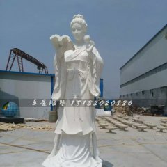 百花神石雕，漢白玉百花神雕塑
