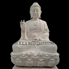 如來佛像，大理石如來佛祖雕塑