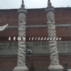 華表，龍柱，廣場石雕柱子