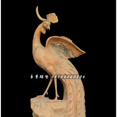鳳凰石雕，公園神獸石雕
