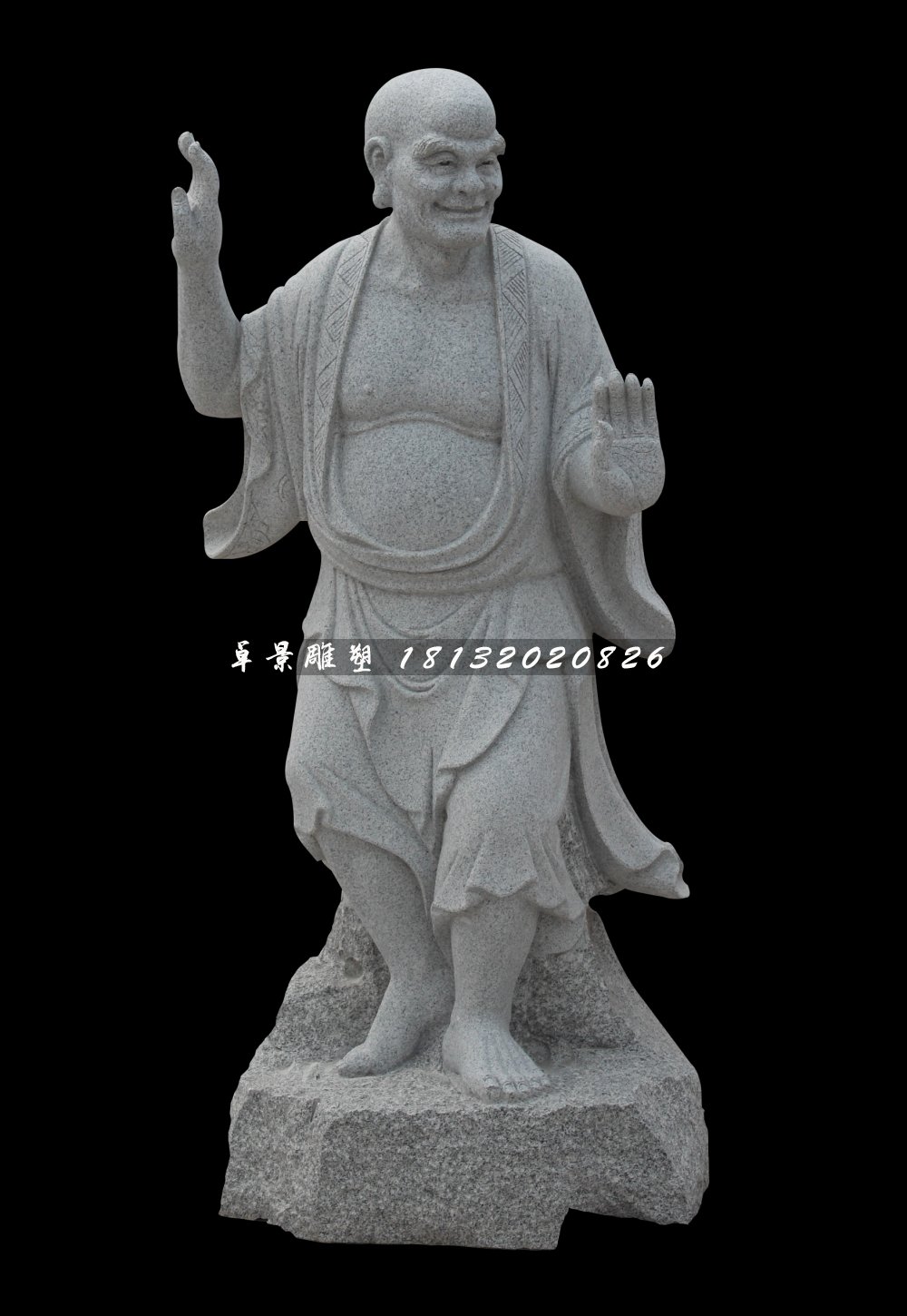 羅漢石雕，寺廟佛像石雕