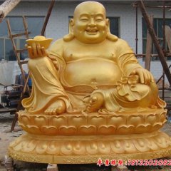 彌勒佛銅雕，招財(cái)彌勒佛銅雕