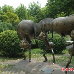 螞蟻銅雕，公園螞蟻雕塑，景觀銅雕