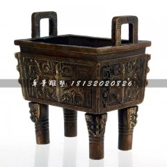 銅鼎，四腳銅鼎，廣場銅鼎