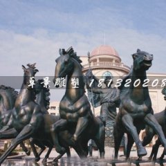 阿波羅戰(zhàn)車銅雕，廣場(chǎng)景觀雕塑