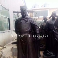 文天祥銅雕，古代人物銅雕