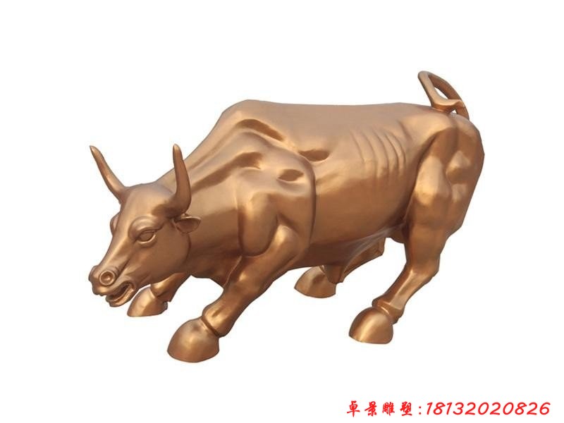銅牛雕塑，廣場華爾街牛