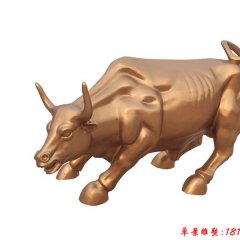 銅牛雕塑，廣場華爾街牛