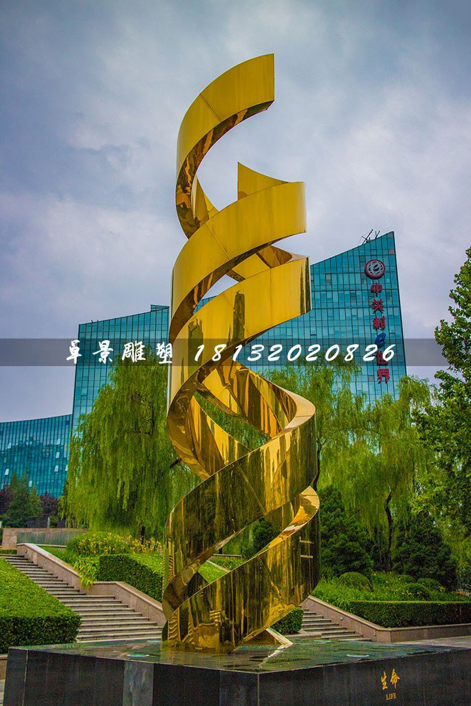 不銹鋼生命雕塑，廣場不銹鋼雕塑
