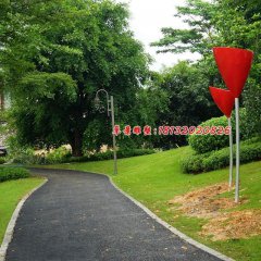 玻璃鋼抽象雕塑，公園景觀雕塑