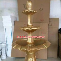 玻璃鋼噴泉雕塑，玻璃鋼噴水盆雕塑