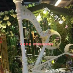 玻璃鋼豎琴雕塑，玻璃鋼仿真雕塑