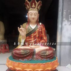 地藏王菩薩雕塑，玻璃鋼彩繪佛像雕塑