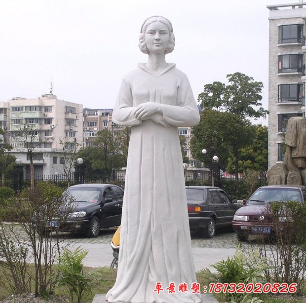 南丁格爾石雕，醫(yī)院人物石雕