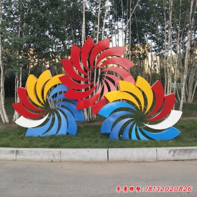 不銹鋼景觀(guān)煙花雕塑