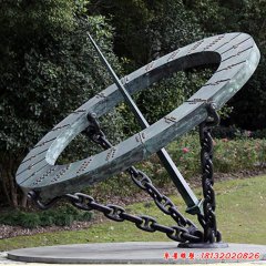 不銹鋼景觀避雷針雕塑