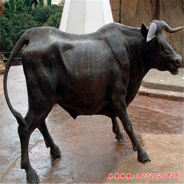 銅雕廣場(chǎng)華爾街牛雕塑