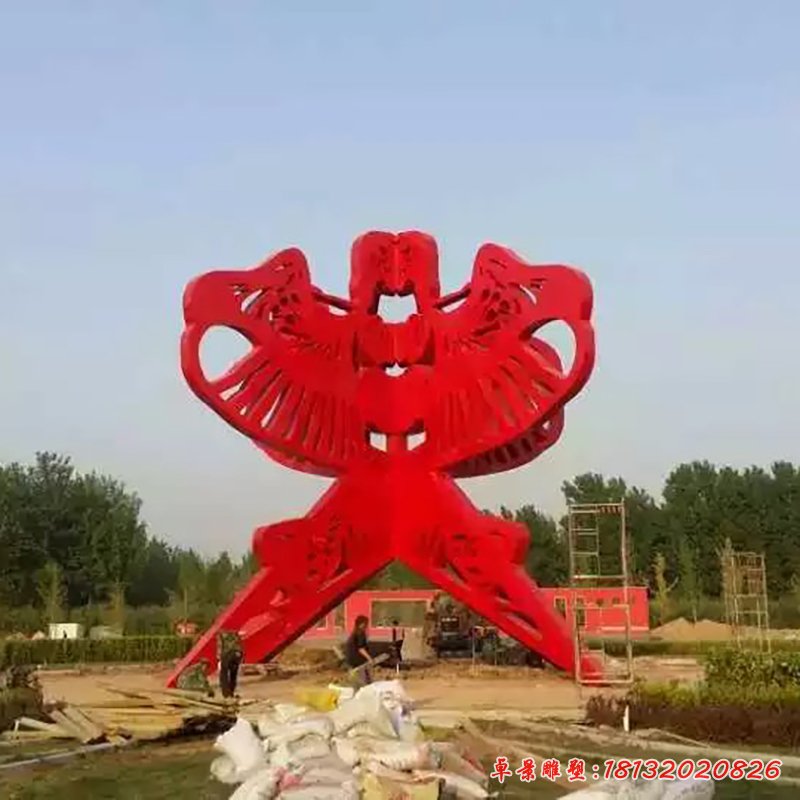 不銹鋼風(fēng)箏雕塑，廣場(chǎng)風(fēng)箏不銹鋼雕塑 (3)