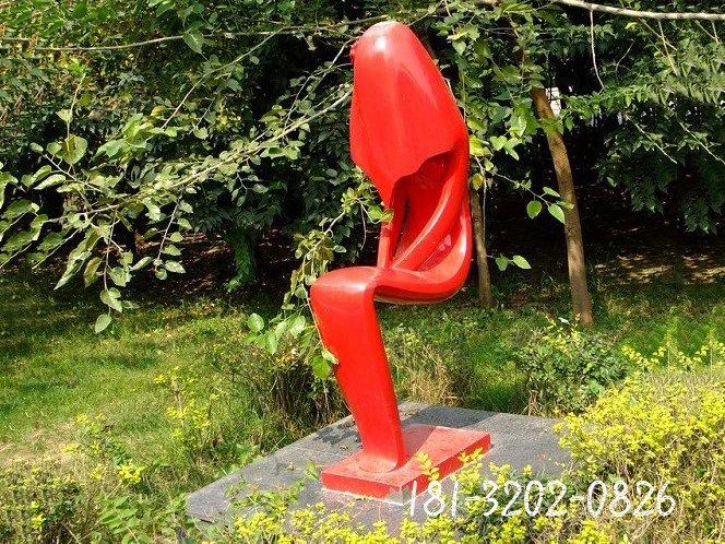 不銹鋼抽象人物，公園不銹鋼雕塑[1]